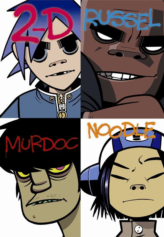 Featured image of post Gorillaz Band Members Cartoon